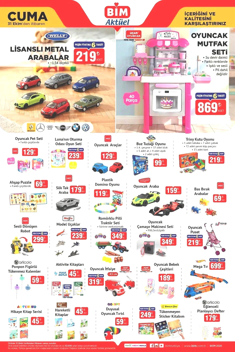 31 EKİM CUMA BİM AKTÜEL KATALOĞU 31 EKİM CUMA BİM AKTÜEL KATALOĞU