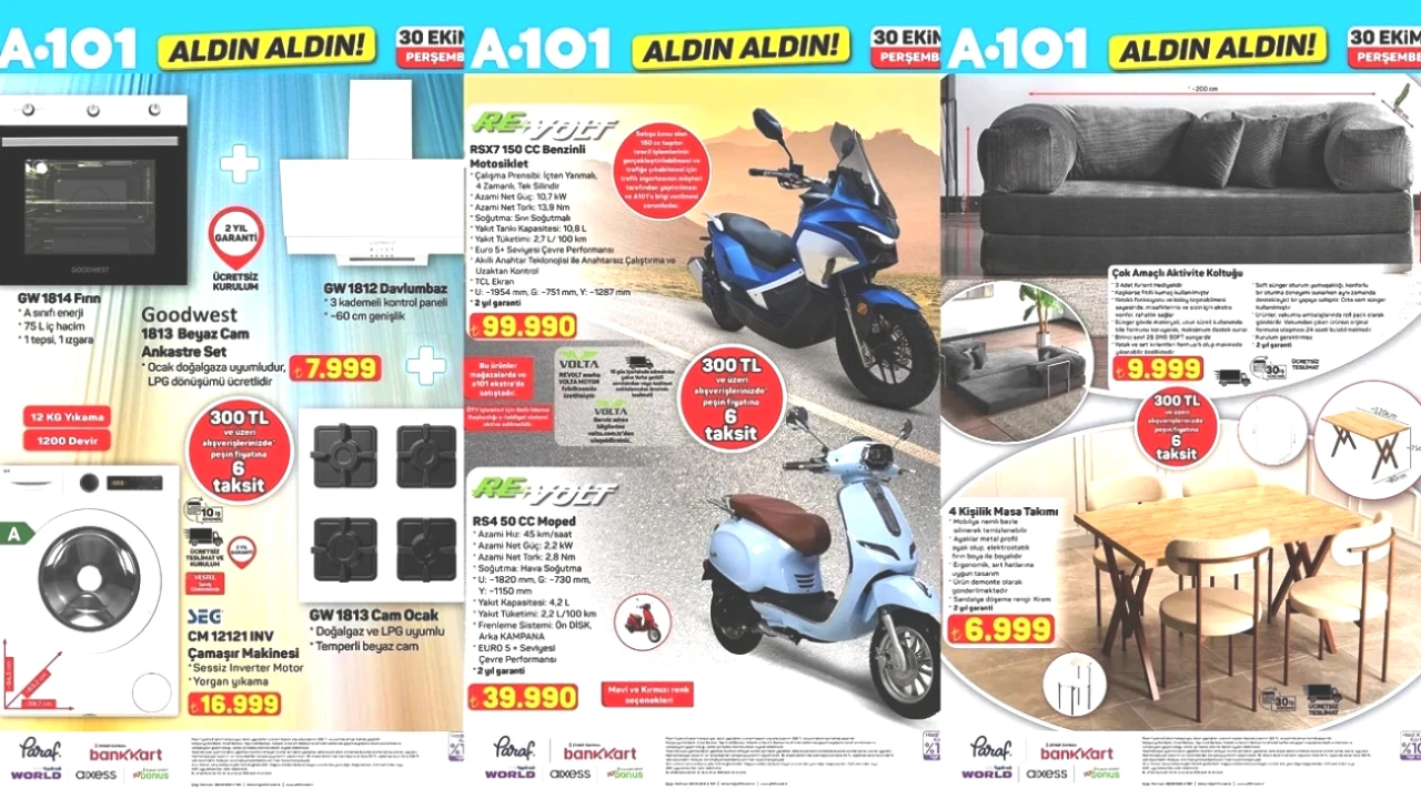 99.990 TL'ye ReVolt RSX7 Motosiklet A101'de! Bu Fırsatları Kaçırmayın!